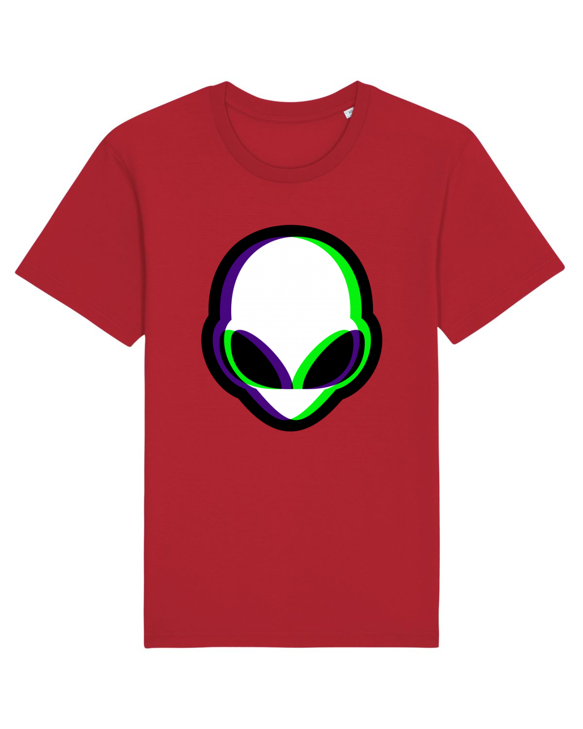 Tricou mânecă scurtă Unisex Rocker Red