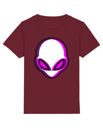 Trippy Alien Burgundy