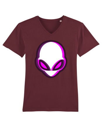 Trippy Alien Burgundy