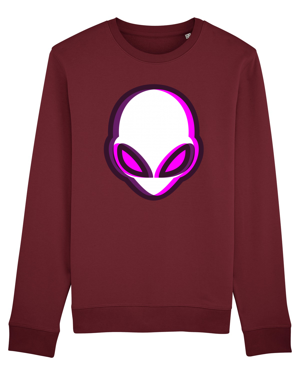Bluză mânecă lungă Unisex Rise Burgundy
