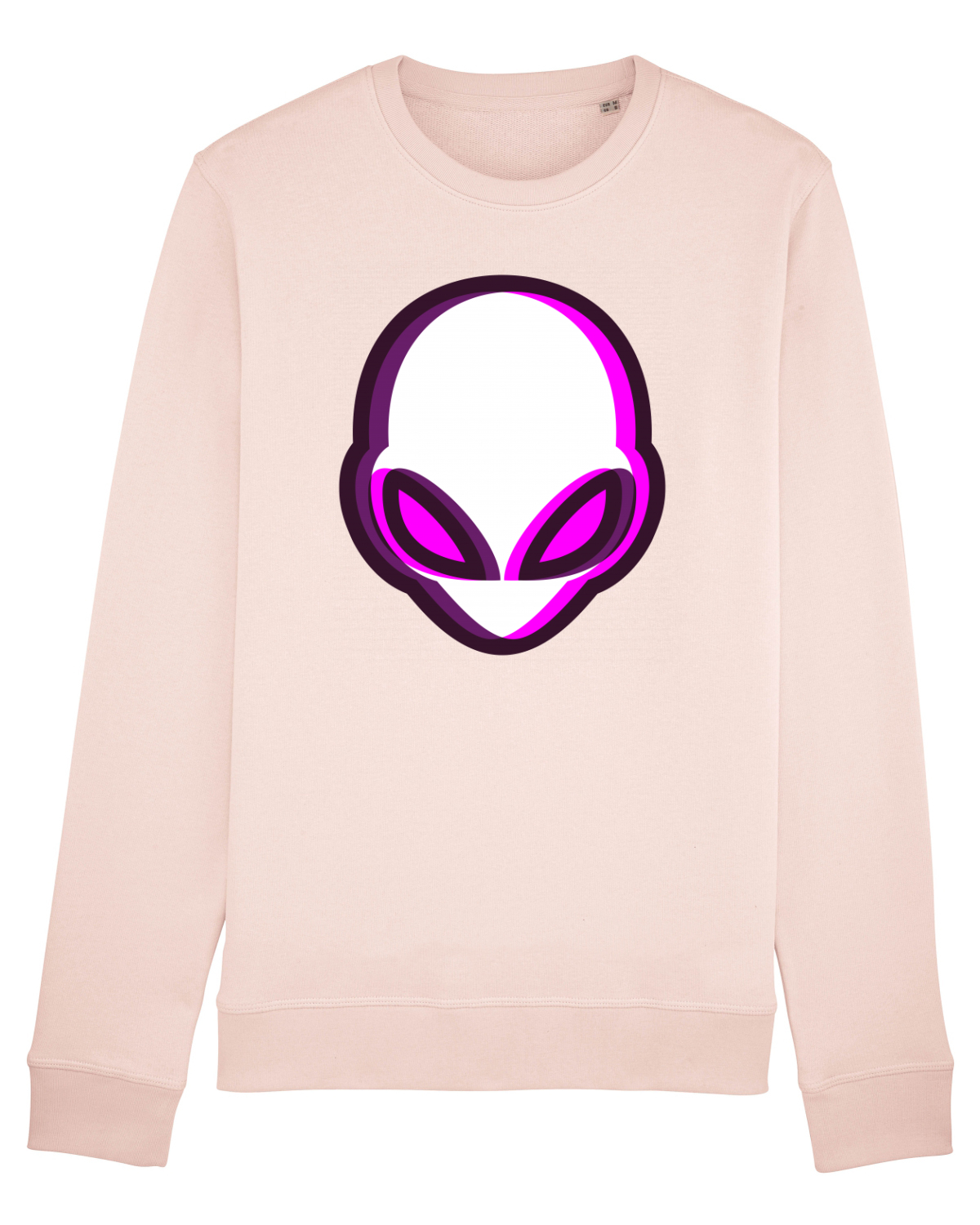 Bluză mânecă lungă Unisex Rise Candy Pink