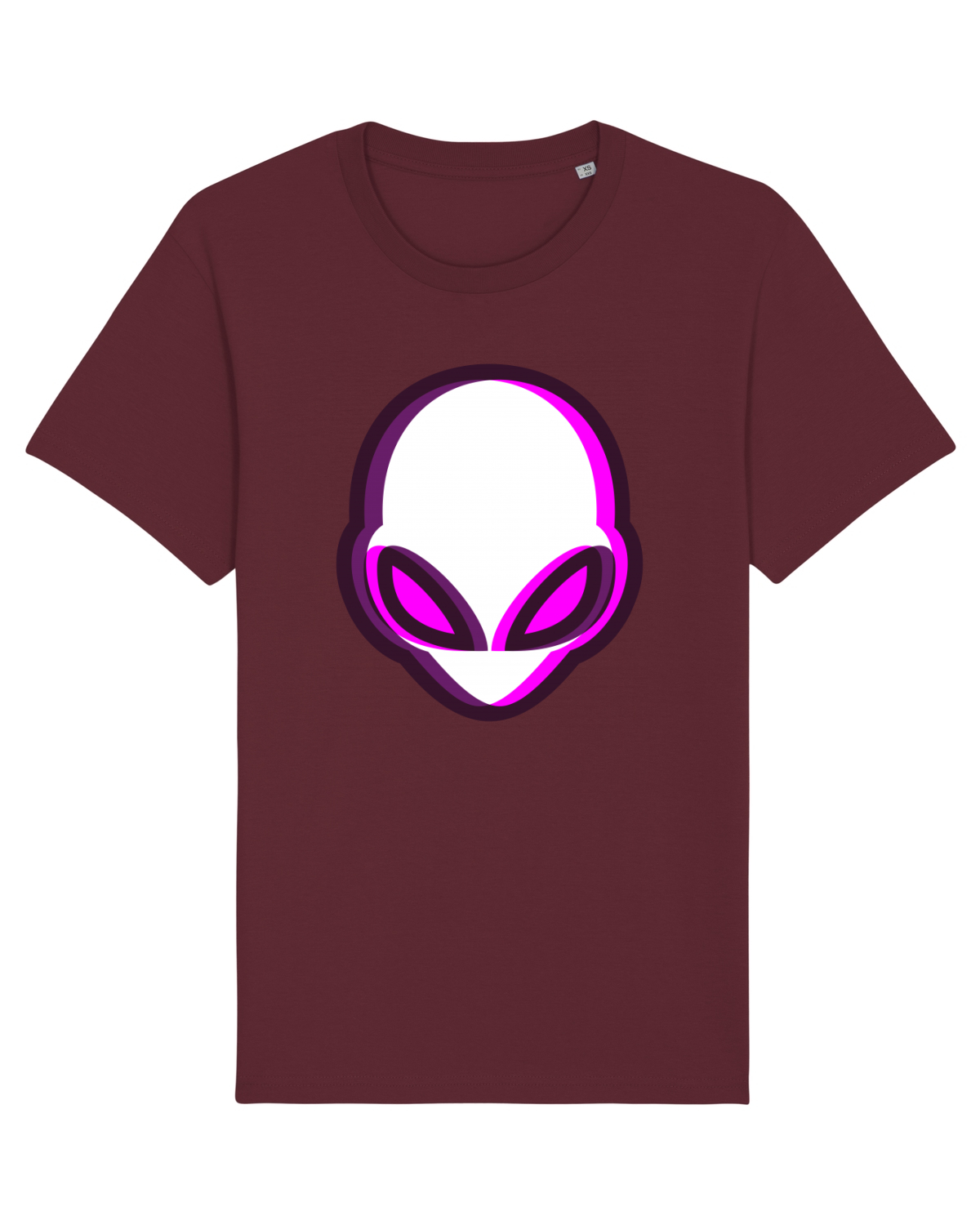 Tricou mânecă scurtă Unisex Rocker Burgundy