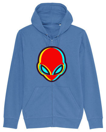 Trippy Alien Bright Blue
