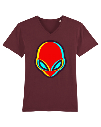 Trippy Alien Burgundy