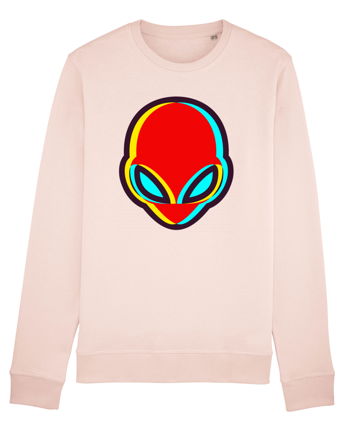 Bluză mânecă lungă Unisex Rise Candy Pink