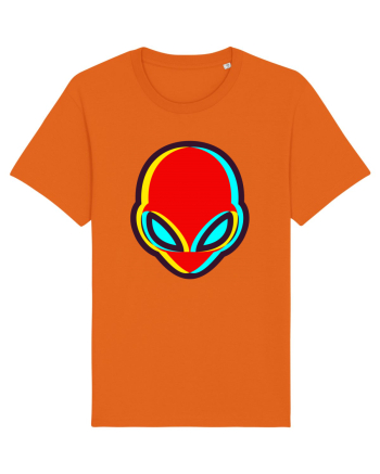 Trippy Alien Bright Orange