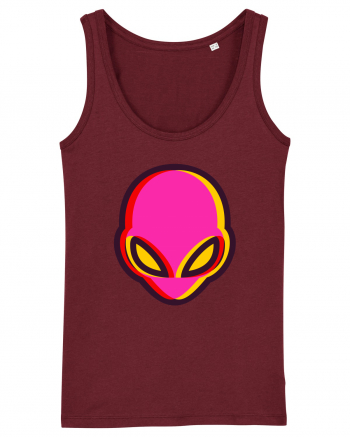 Trippy Alien Burgundy