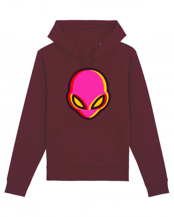 Trippy Alien Burgundy