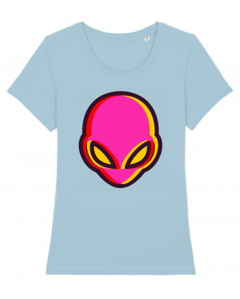 Trippy Alien Sky Blue