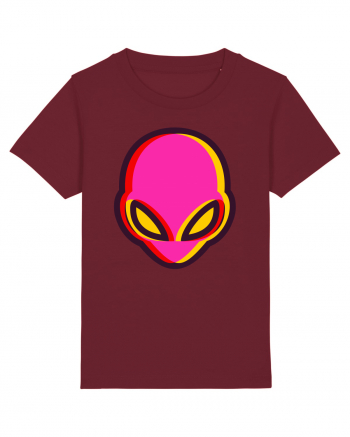 Trippy Alien Burgundy