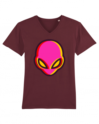 Trippy Alien Burgundy