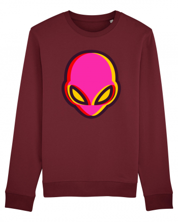 Trippy Alien Burgundy