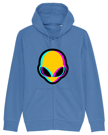 Trippy Alien Bright Blue