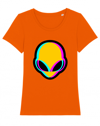 Trippy Alien Bright Orange