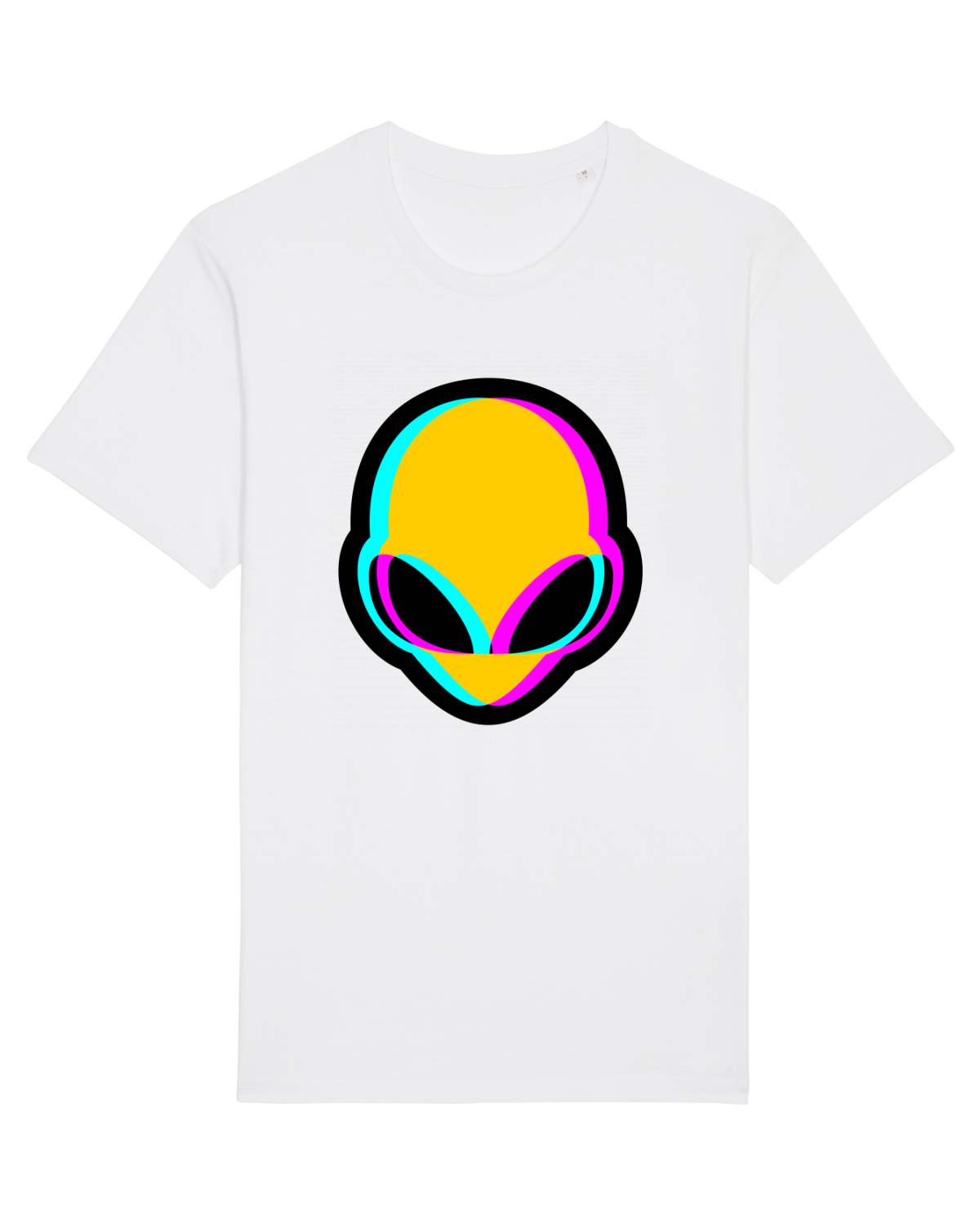 Tricou mânecă scurtă Unisex Rocker White