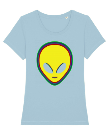 Trippy Alien Sky Blue