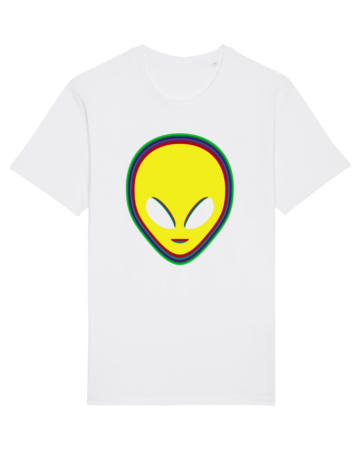 Tricou mânecă scurtă Unisex Rocker White