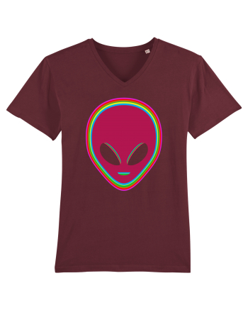 Trippy Alien Burgundy