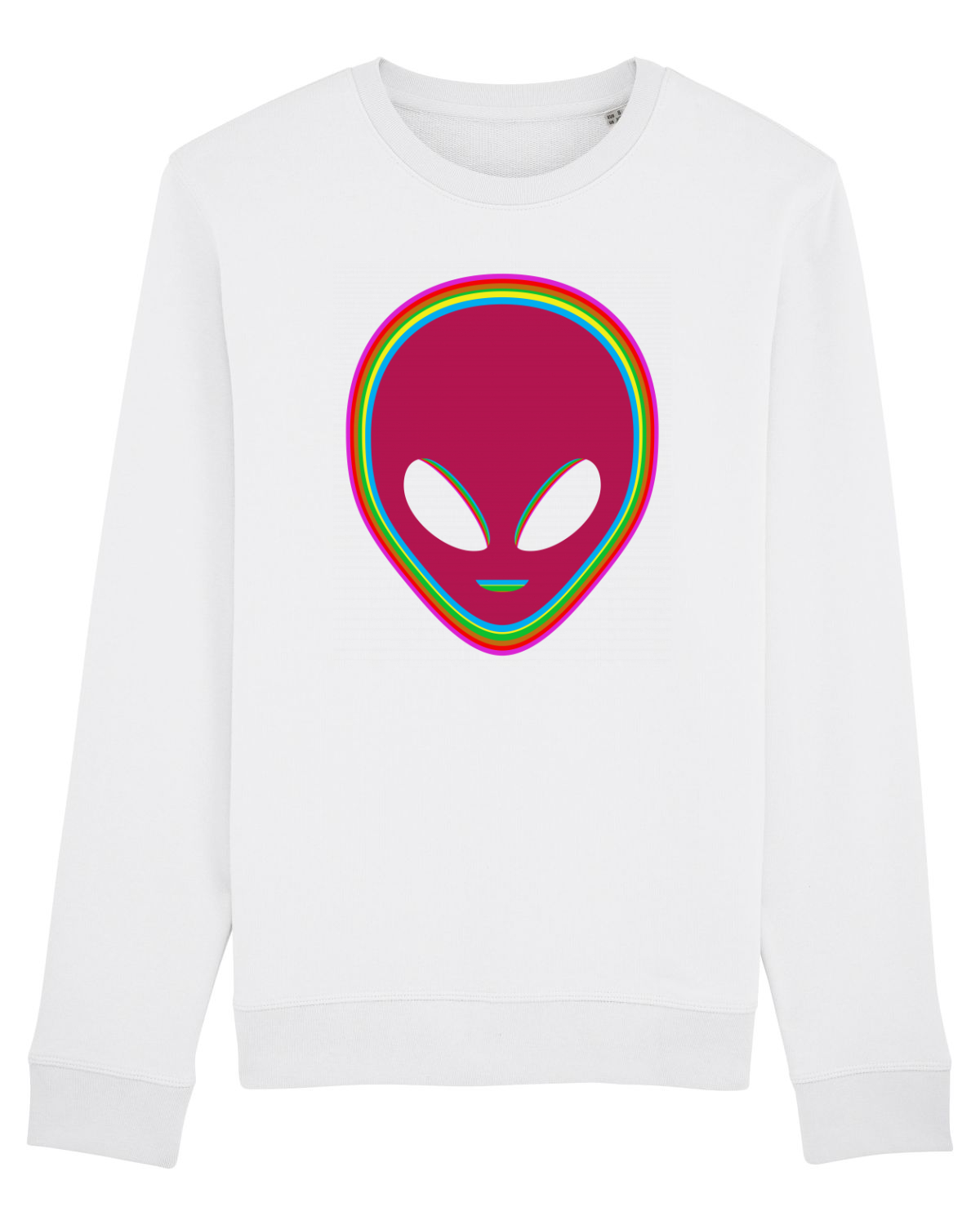 Bluză mânecă lungă Unisex Rise White