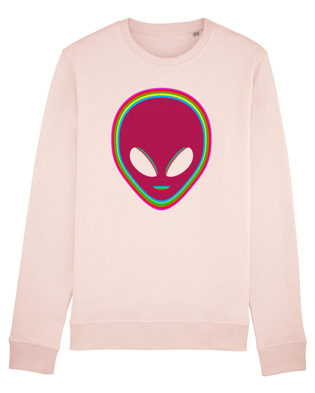 Bluză mânecă lungă Unisex Rise Candy Pink