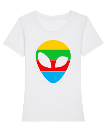 Retro Alien White