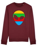 Retro Alien Bluză mânecă lungă Unisex Rise