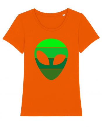 Retro Alien Bright Orange