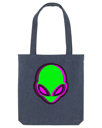 Trippy Alien Midnight Blue