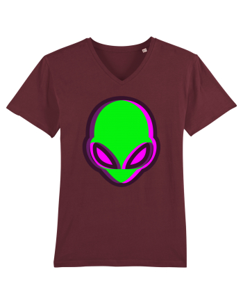Trippy Alien Burgundy