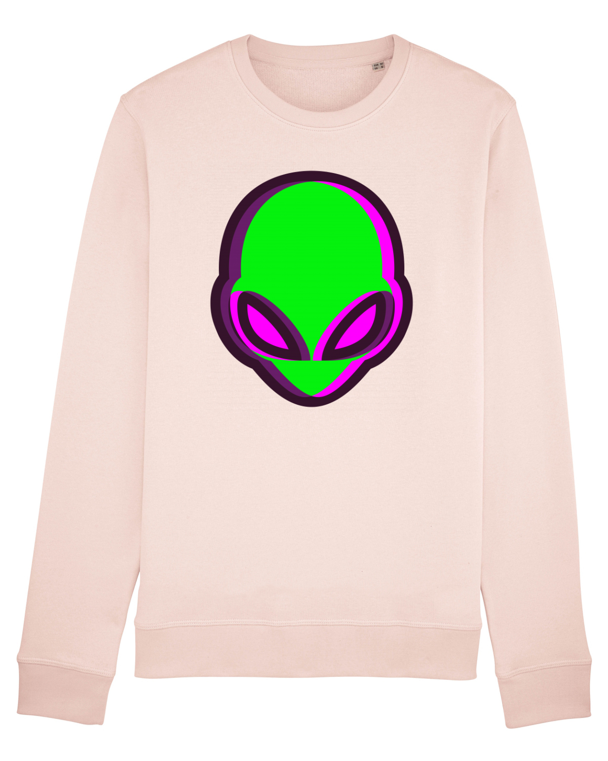 Bluză mânecă lungă Unisex Rise Candy Pink