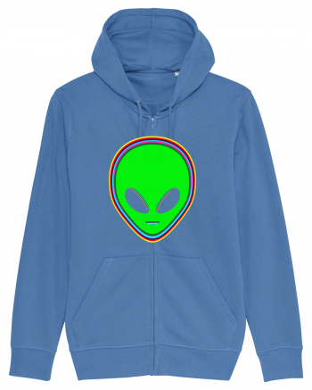 Trippy Alien Bright Blue