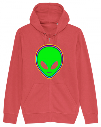 Trippy Alien Carmine Red