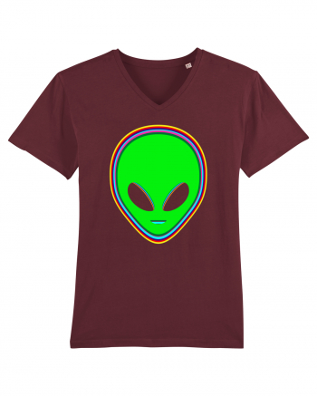 Trippy Alien Burgundy