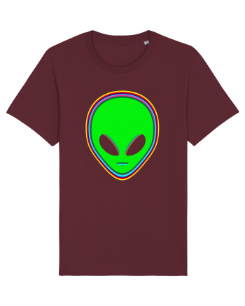 Trippy Alien Burgundy