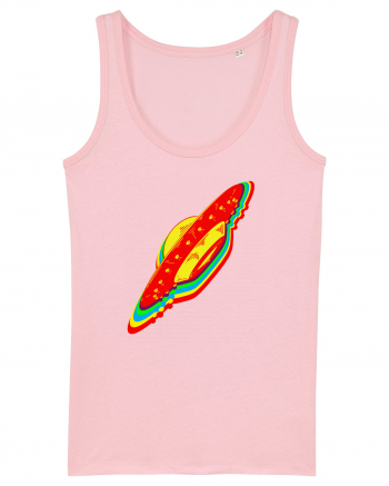 Trippy Retro UFO Cotton Pink