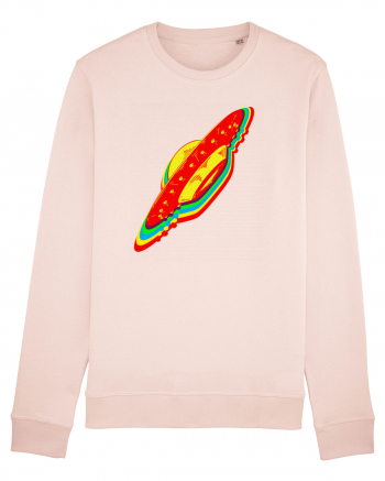 Trippy Retro UFO Candy Pink