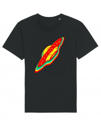 Trippy Retro UFO Black