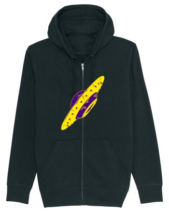 Trippy Retro UFO Black