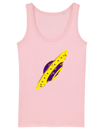 Trippy Retro UFO Cotton Pink