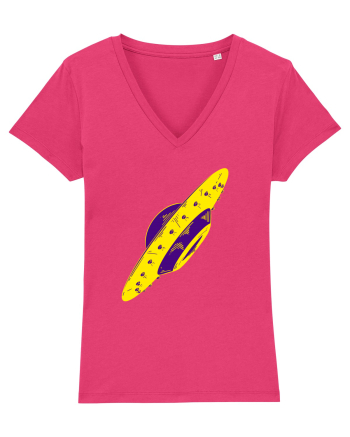 Trippy Retro UFO Raspberry