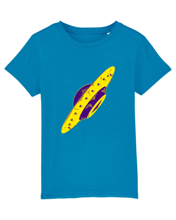 Trippy Retro UFO Azur