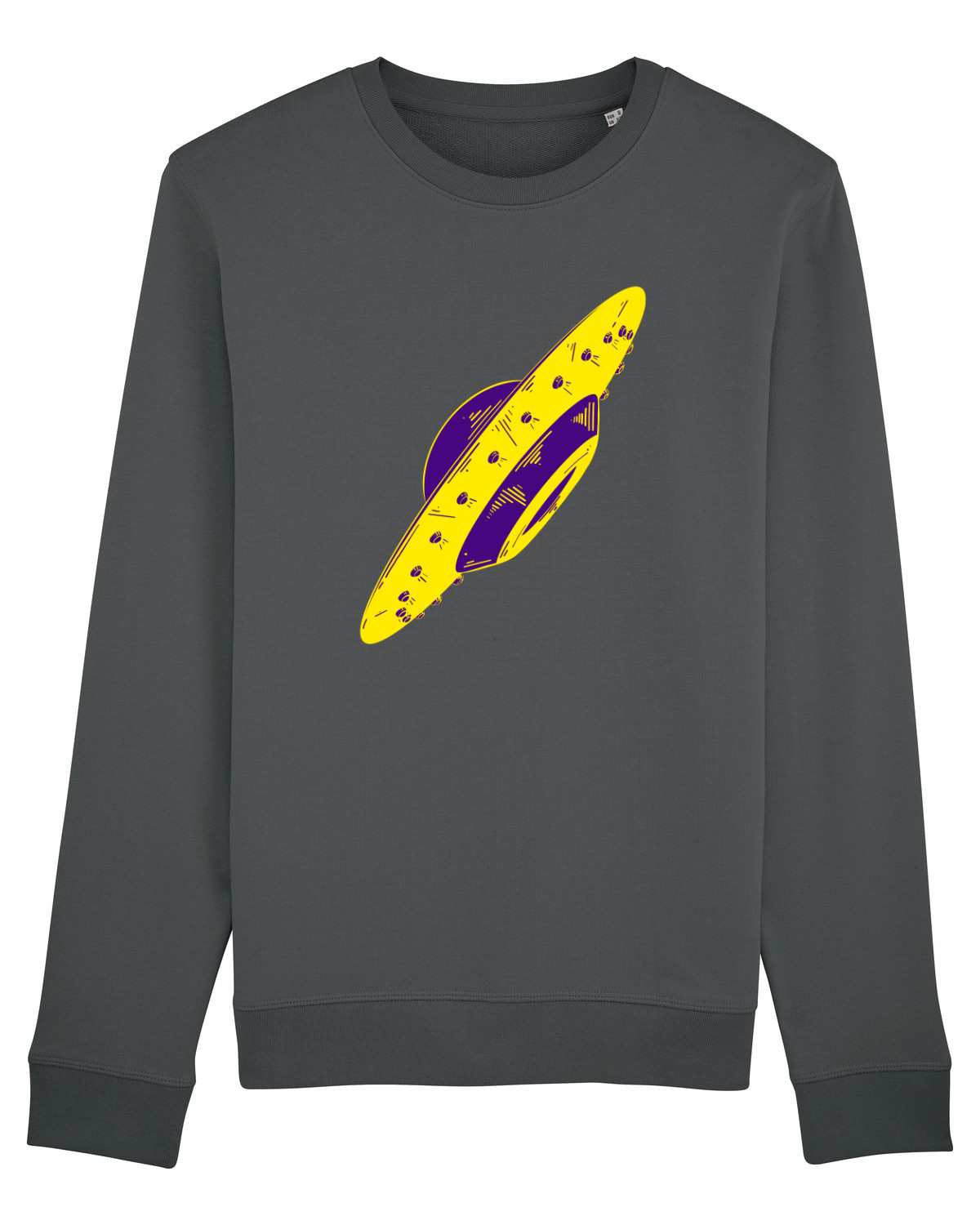 Bluză mânecă lungă Unisex Rise Anthracite