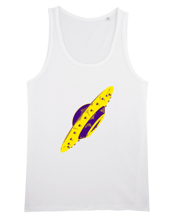 Trippy Retro UFO White