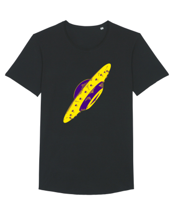 Trippy Retro UFO Black