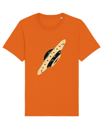  Retro UFO Bright Orange