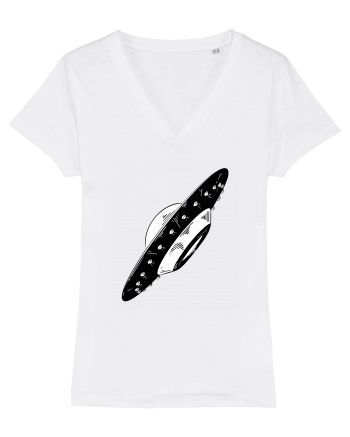 Retro UFO White