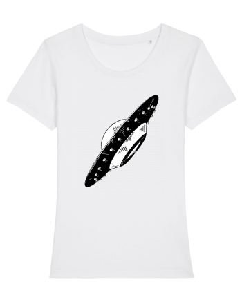  Retro UFO White