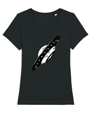  Retro UFO Black