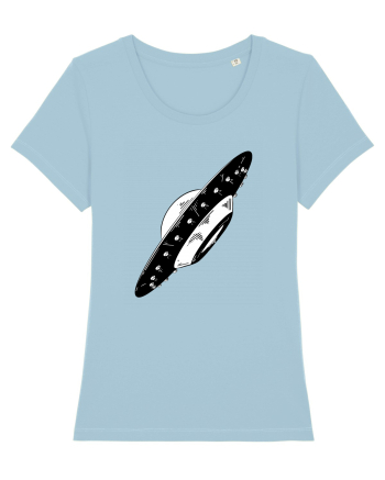  Retro UFO Sky Blue