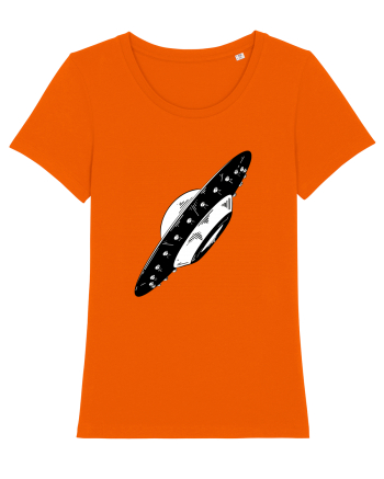  Retro UFO Bright Orange